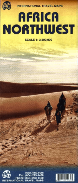 Landkaart Wegenkaart Noordwest Afrika - ITMB