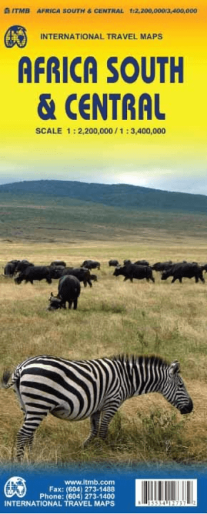Landkaart Wegenkaart Afrika Zuid & Midden - ITMB