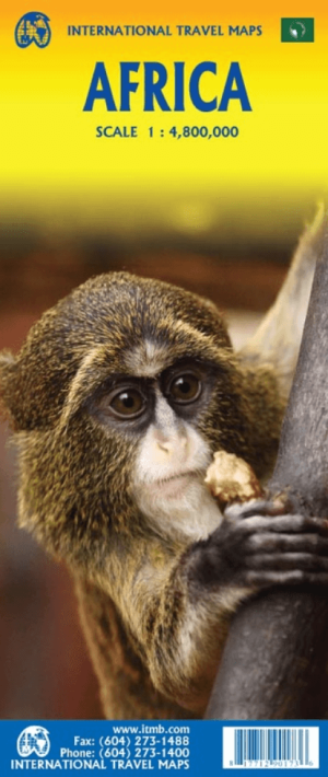 Landkaart Wegenkaart Afrika - ITMB