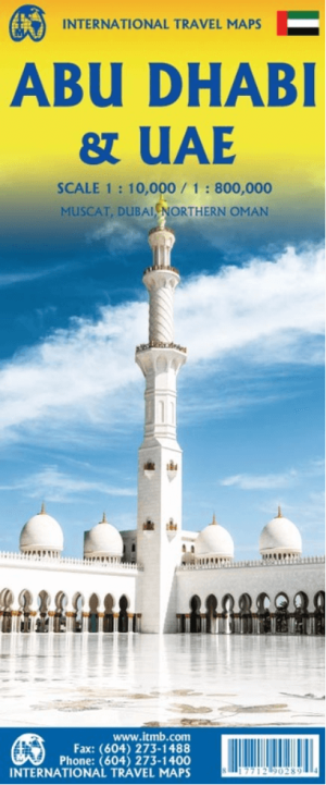 Landkaart Wegenkaart Abu Dhabi & V.A.E - ITMB