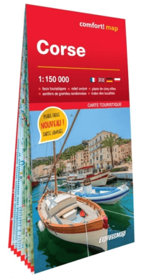 Landkaart Wegenkaart Corsica (Franstalig) - Expressmap