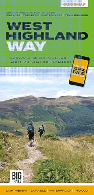Wandelkaart West Highland Way - Vertebrate Publ.