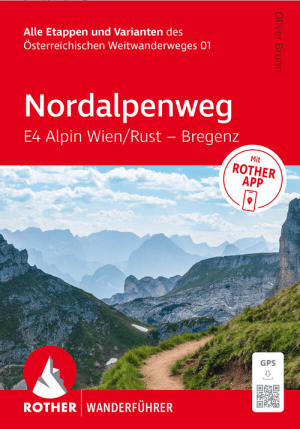 Wandelgids Nordalpenweg E4 Alpin Wien/Rust - Bregenz - Rother