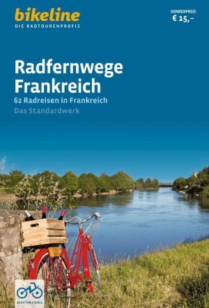Fietsgids Frankreich Radfernwege - Bikeline Estenbauer