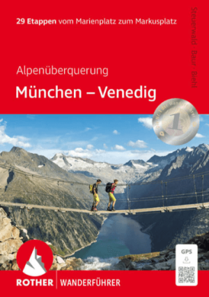 Wandelgids München nach Venedig (Venetië) - Rother