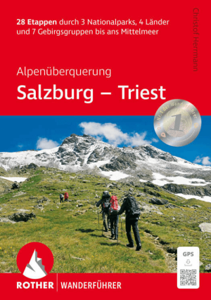 Wandelgids Salzburg - Triest Alpenüberquerung - Rother