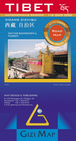Landkaart Wegenkaart 5 Tibet- Bhutan & Nepal (Roadmap versie)