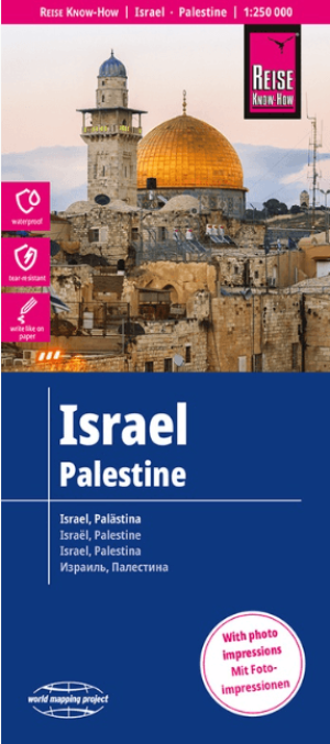 Landkaart Wegenkaart Israël & Palestina - Reise Know-How