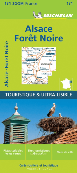 Landkaart Wegenkaart 131 Forêt Noire- Alsace & Vallée du Rhin