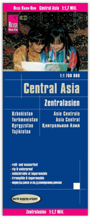 Landkaart Wegenkaart Centraal Azië - Reise Know How
