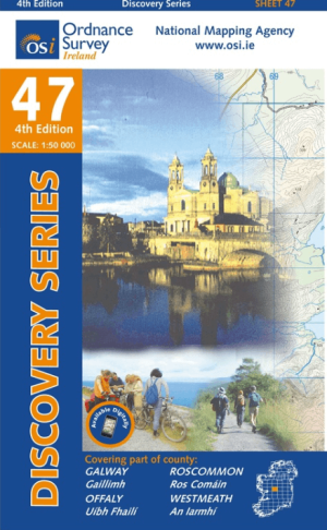 Wandelkaart 47 County Galway, Offaly, Roscommon & Westmeath - OSI