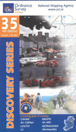 Wandelkaart 35 Countys Cavan, Louth, Meath, Monaghan - OSI