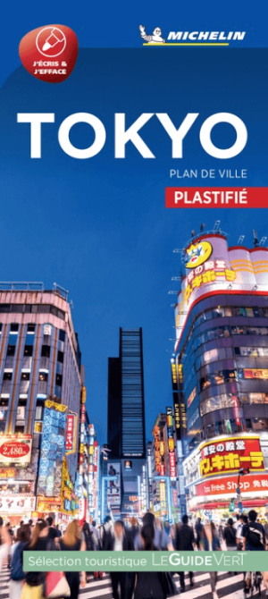 Stadskaart & plattegrond Tokio geplastificeerd - Michelin