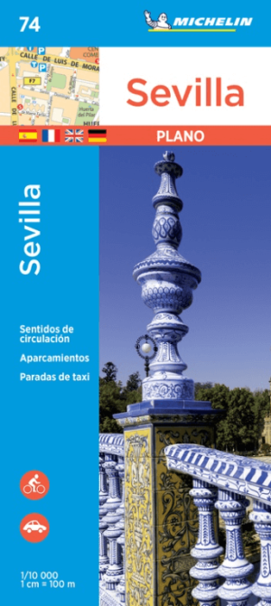 Stadskaart & plattegrond 74 Sevilla Andalusië Spanje - Michelin