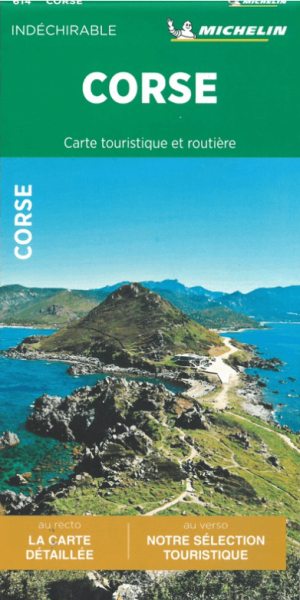 Landkaart Wegenkaart 17614 Corsica - Michelin