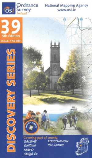 Wandelkaart 39 County Galway, Mayo & Roscommon - OSI