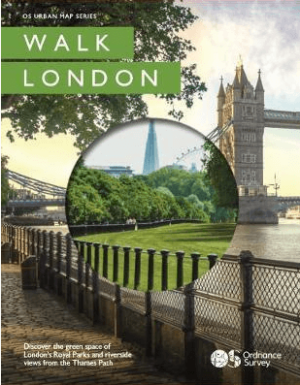 Stadsplattegrond Wandelkaart London walk - Urban maps - OS