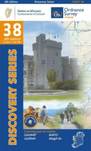 Wandelkaart 38 County Galway & South Central County Mayo - OSI