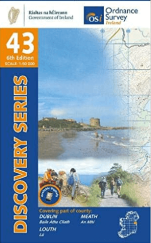 Wandelkaart 43 Dublin, County Louth & County Meath - OSI