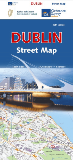 Stadsplattegrond Dublin street map - Ordnance Survey