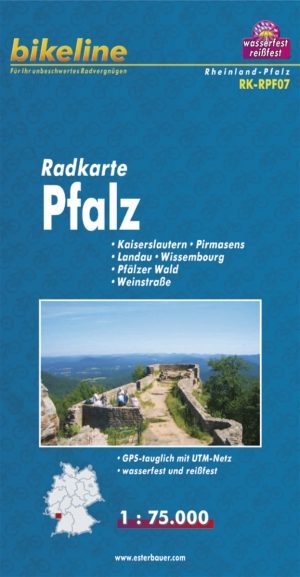 Fietstourkaart Pfalz - Estenbauer