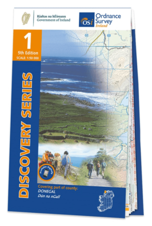 Wandelkaart 1 County Donegal North West - OSI Ireland