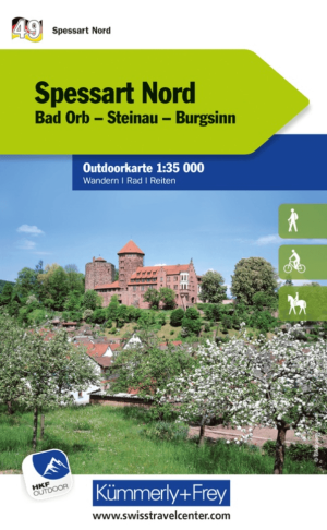 Wandelkaart Outdoorkaart 49 Spessart Noord - K&F