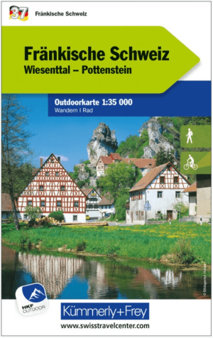 Wandelkaart Outdoorkaart 37 Fränkische Schweiz - K&F