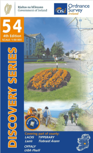 Wandelkaart 54 County Laois, Offaly & Tipperary - OSI