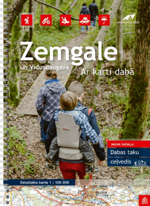 Wegenatlas Zemgale Letland Zuid - Jana Seta Publ.