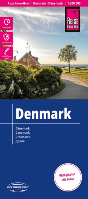 Landkaart Wegenkaart Denemarken - Reise Know-How Verlag