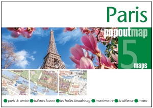 Stadskaart Plattegrond Popout map Paris - Heartwood Publ.