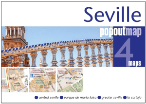 Stadskaart Plattegrond Popout map Sevilla - Heartwood Publ.