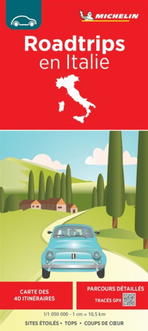 Landkaart Wegenkaart 681 Italië roadtrips - Michelin