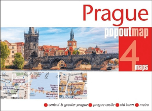 Stadskaart Plattegrond Popout map Praag - Heartwood Publ.