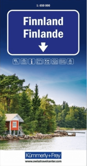 Landkaart Wegenkaart Finland - Hallwag Kümmerly & Fry