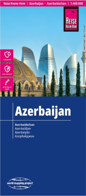 Landkaart Wegenkaart Azerbeidzjan Azie - Reise Know-How
