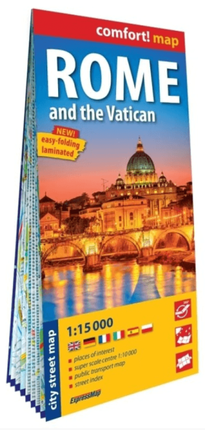 Stadskaart Plattegrond Rome & Vaticaanstad - ExpressMap