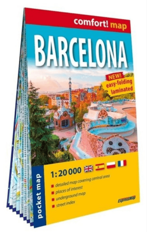 Stadskaart Plattegrond Barcelona MINI - Expressmap