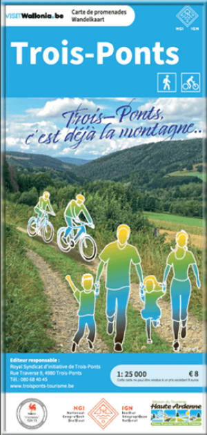 Wandelkaart Trois-Ponts - NGI