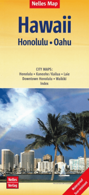 Landkaart Wegenkaart Hawaii- Honolulu & Oahu - Nelles Verlag