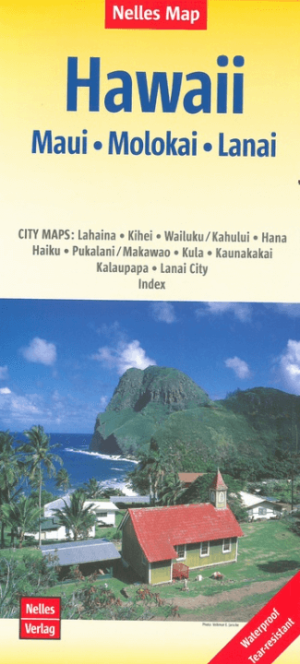Landkaart Wegenkaart Hawaii - Nelles Verlag