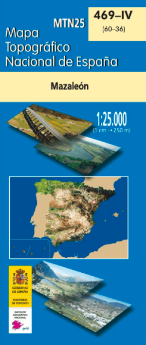 Wandelkaart 00469.4 Mazaleón, Teruel, Aragon - CNIG