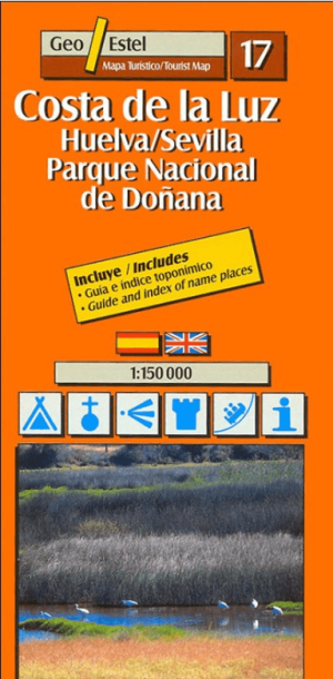 Wegenkaart Toerismekaart T17 Costa de la Luz (Huelva) PN Donana