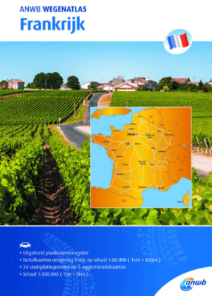 Anwb Wegenatlas Frankrijk - Anwb