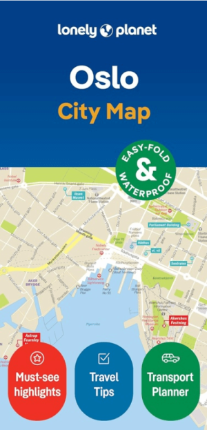 Stadskaart Oslo city map - Lonely Planet