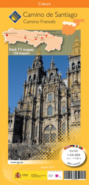 Wandelkaart 11(SET) Camino Frances > Complete route - CNIG