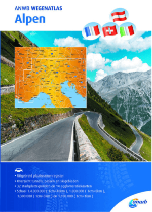 Anwb Wegenatlas Alpen - Anwb