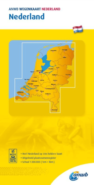 Landkaart Wegenkaart Nederland - Anwb