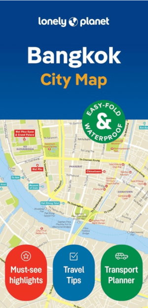 Stadskaart Bangkok city map - Lonely Planet
